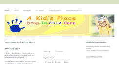 Desktop Screenshot of akidsplacechildcare.com
